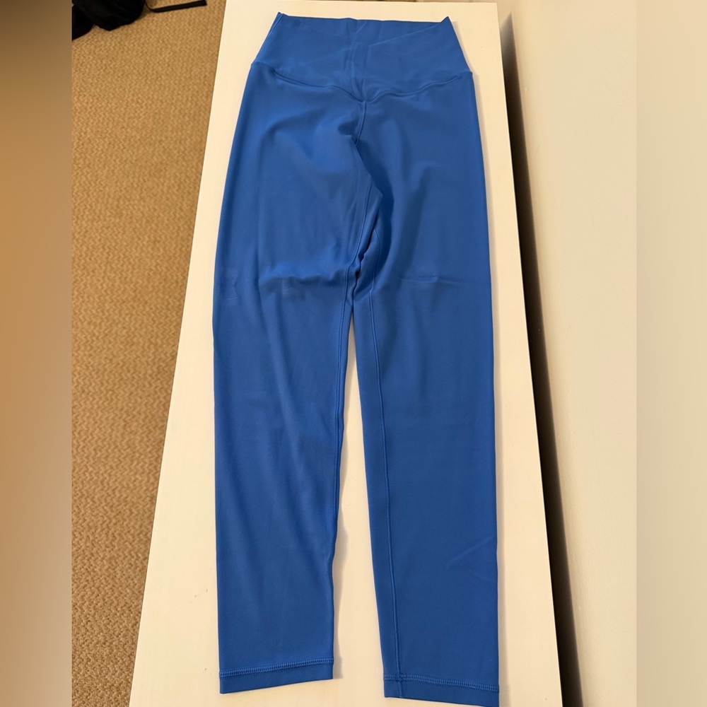 aerie crossover Bright Blue High-Rise Leggings